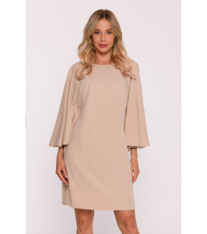 Suknelė su kimono rankovėmis smėlio | Mondego