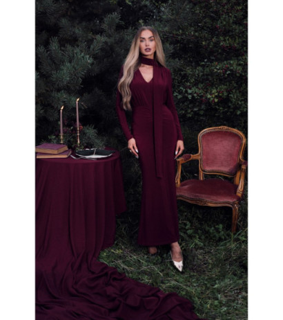 Suknelė maxi bordo | Mondego