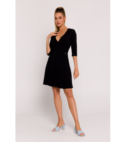 M786 Fit and flare mini dress - black