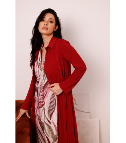 B283 Maxi print dress - model 1