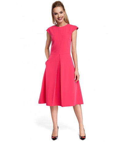 M296 Inverted pleat dress - pink