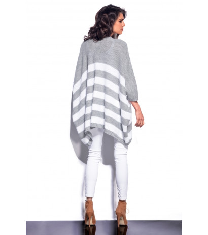 LS178 - jasnoszary-biały / light grey-white