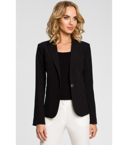 M051 Elegantiška moteriška striukė - juoda