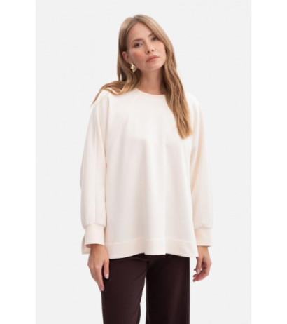 Džemperis oversize vanilės | Mondego